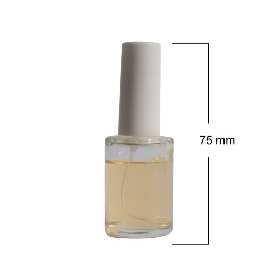Sticluta cu pulverizator si capac de PVC pentru parfum - Minerva 16 ml