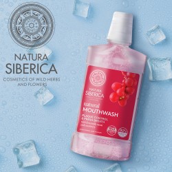 Apa de gura naturala Natura Siberica Limonnik Nanai and Cranberry 520 ml