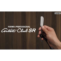 Brici cu lama interschimbabila Feather Artist Club SR ACSR RB Black