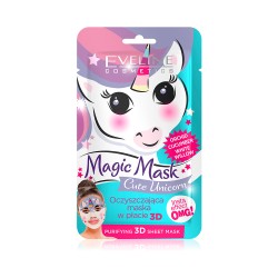 Masca de fata Eveline Magic Mask 3D Unicorn