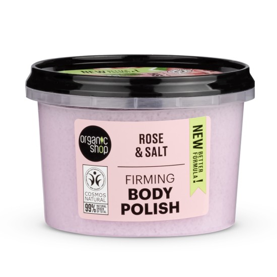Polish de corp Organic Shop Rose and Salt 250 ml