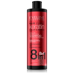 Sampon par Eveline Hair Clinic Keratin Colour Protection 8 in 1 400 ml