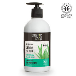 Sapun de maini catifelant Organic Shop Barbados Aloe 500 ml