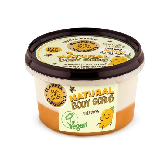 Scrub de corp Skin Super Good Organic Mango and Chia Seeds 250 ml
