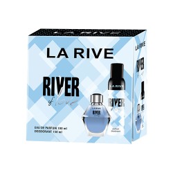 Set cadou La Rive River of Love cu parfum si deodorant