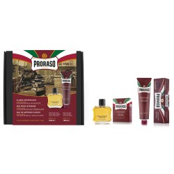 Set de barbierit cu after shave lotiune si crema de barbierit Proraso Sandalwood Duo Pack