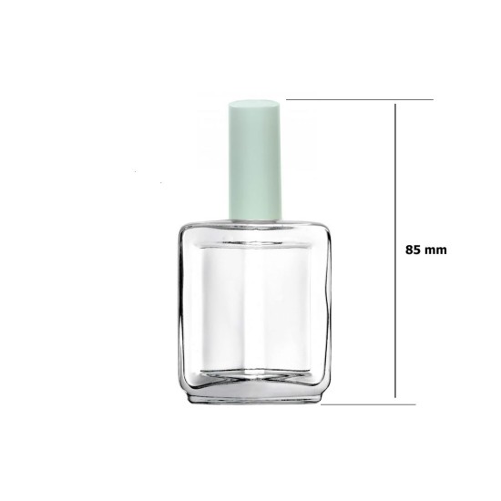 Sticluta cu pulverizator si capac de PVC ptr. parfum - Nicole 12 ml