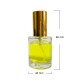 Sticluta cu pulverizator si capac Gold metal ptr. parfum - Elsa 35 ml