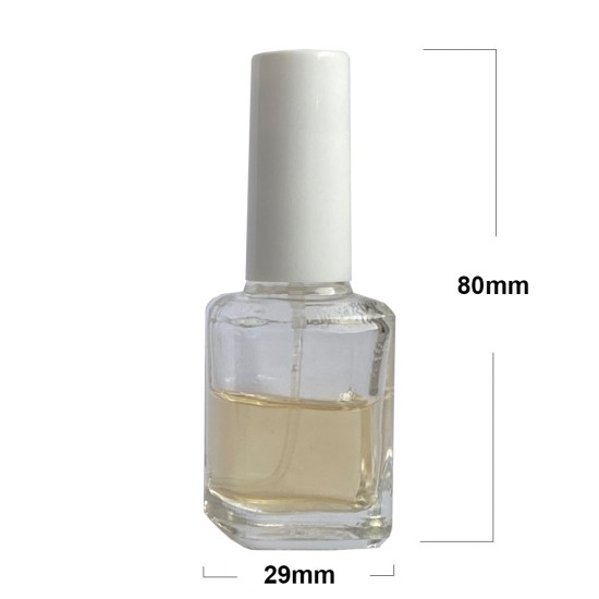 Sticluta cu pulverizator si capac de PVC ptr. parfum - Emma 15 ml
