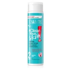 Tonic pentru purificare si matifiere Eveline Clean Your Skin 225 ml